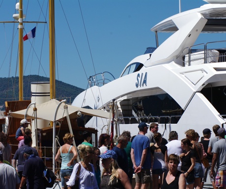 A weekend on a superyacht in St Tropez